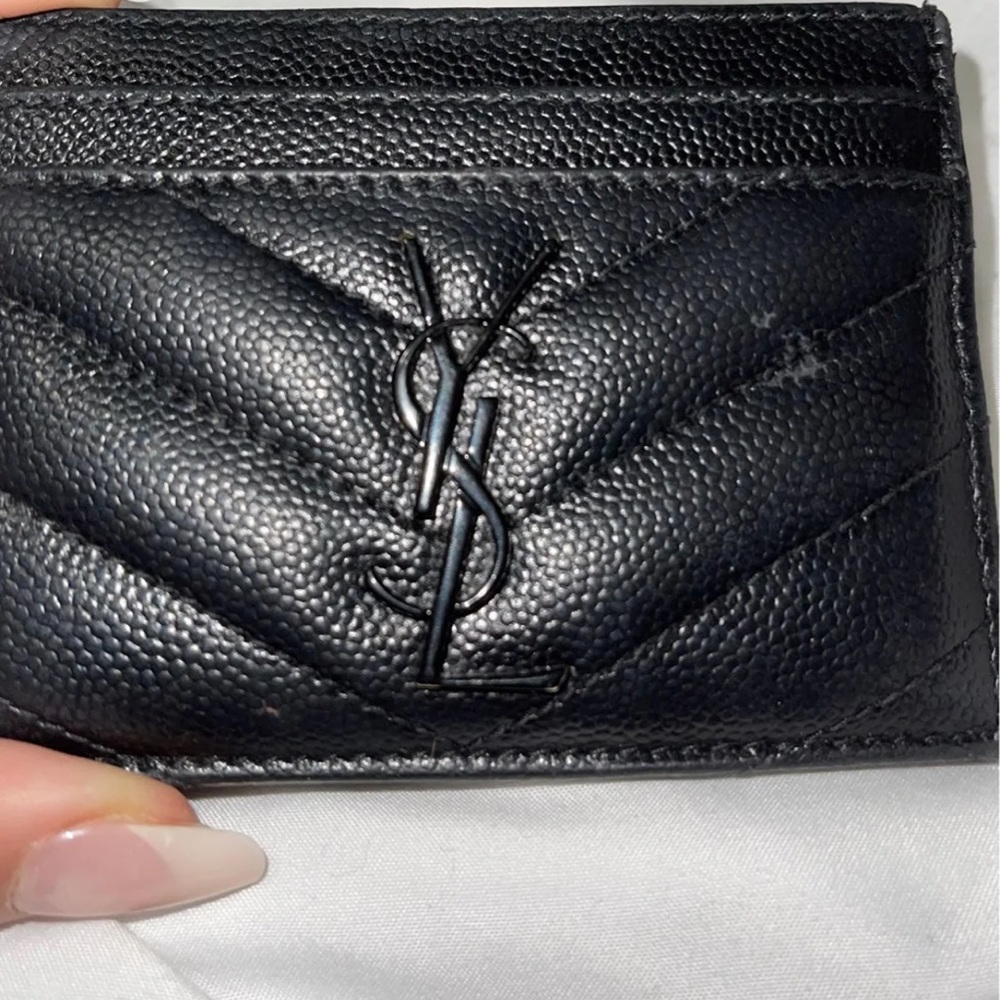 SOLD YSL card holder